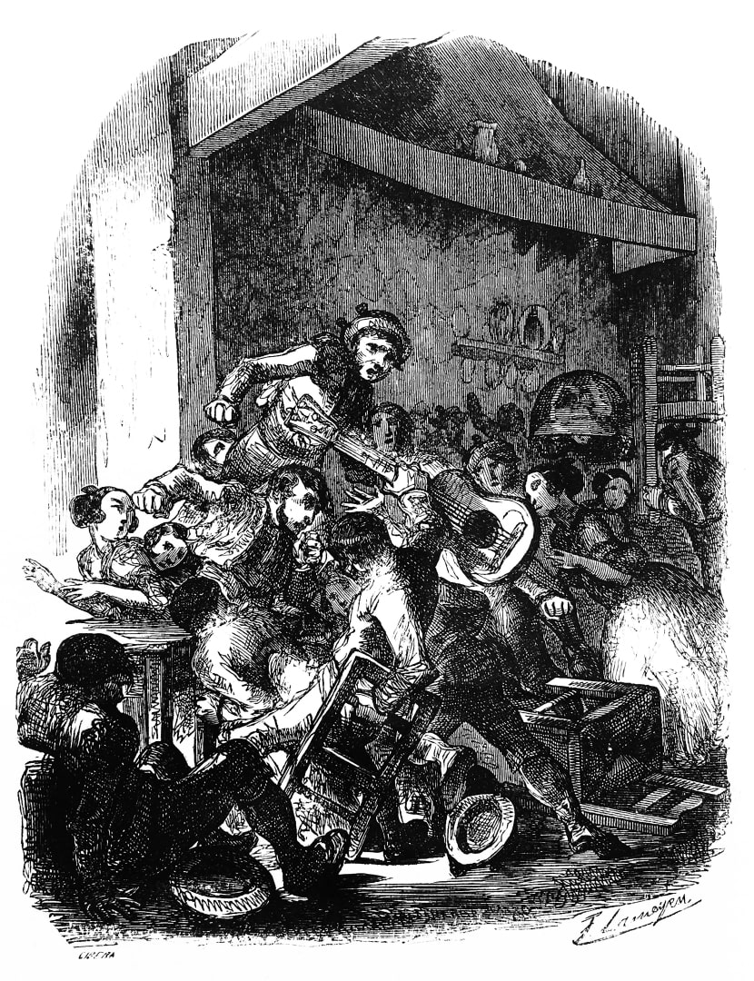 Francisco Lameyer, Serafín Estébanez Calderón El Solitario, Asamblea general, Escenas Andaluzas, 1847