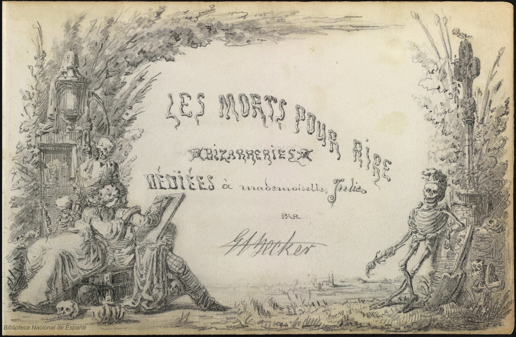 Gustavo Adolfo Bécquer, Les morts pour rire, 1870